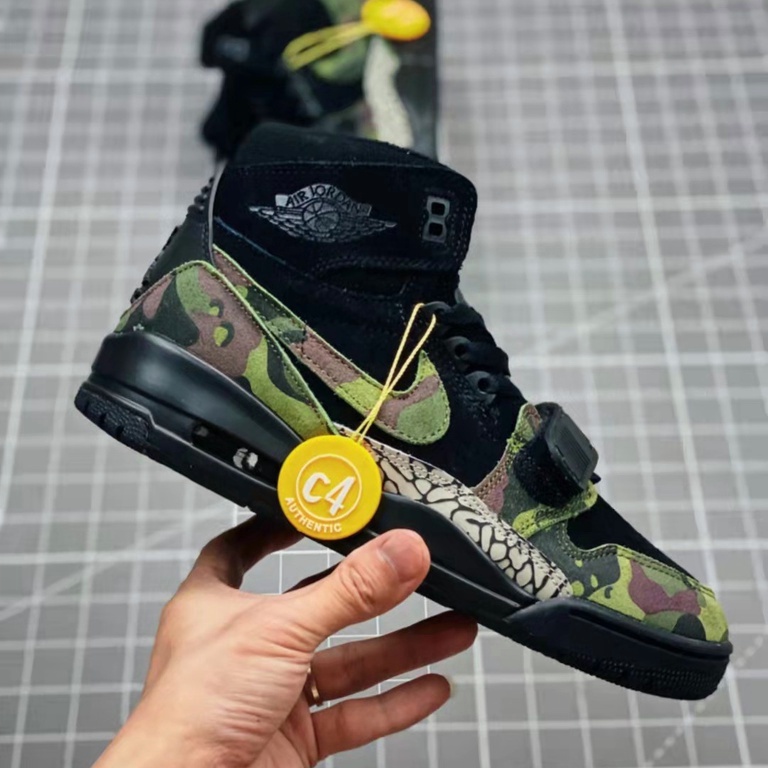 Nike Air Jordan Legacy "Tres-en-uno 312" Camuflaje negro "" Zapatos altos para hombre Invierno Cálido casual para mujer Calzado deportivo Tablero | México
