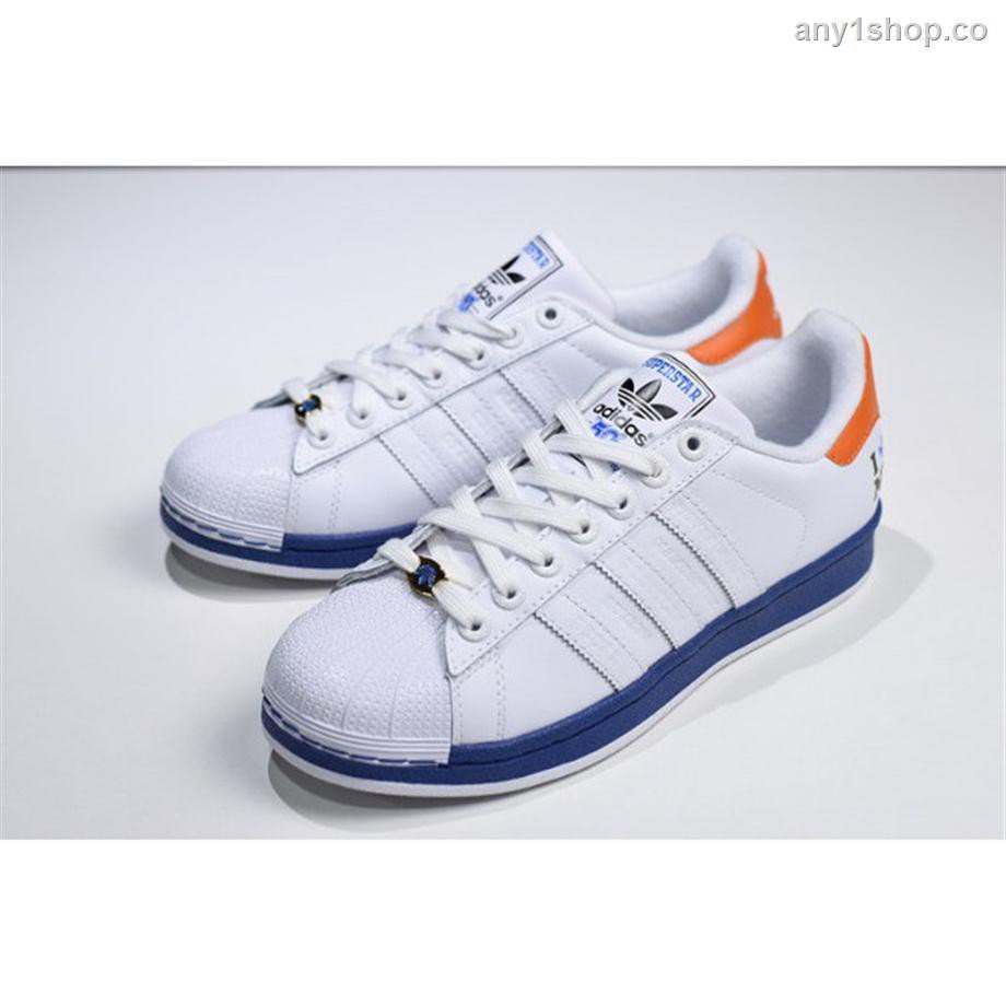 PSVL Caliente ! Adidas superstar 50th anniversary Blanco/Azul under hve260 Zapatillas Shopee México