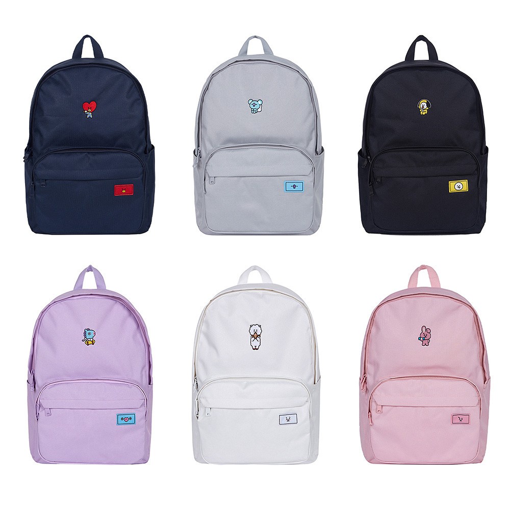 SPAO BT21 Mochilas Portátiles Para Mujer Mochila BTS De Gran Capacidad Casual Escolar Gratis JIMIN JUNGKOOK V | México