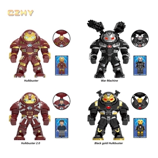 Los Vengadores Iron Man Moc Hulkbuster máquina de guerra bloques de construcción juguetes para niños 