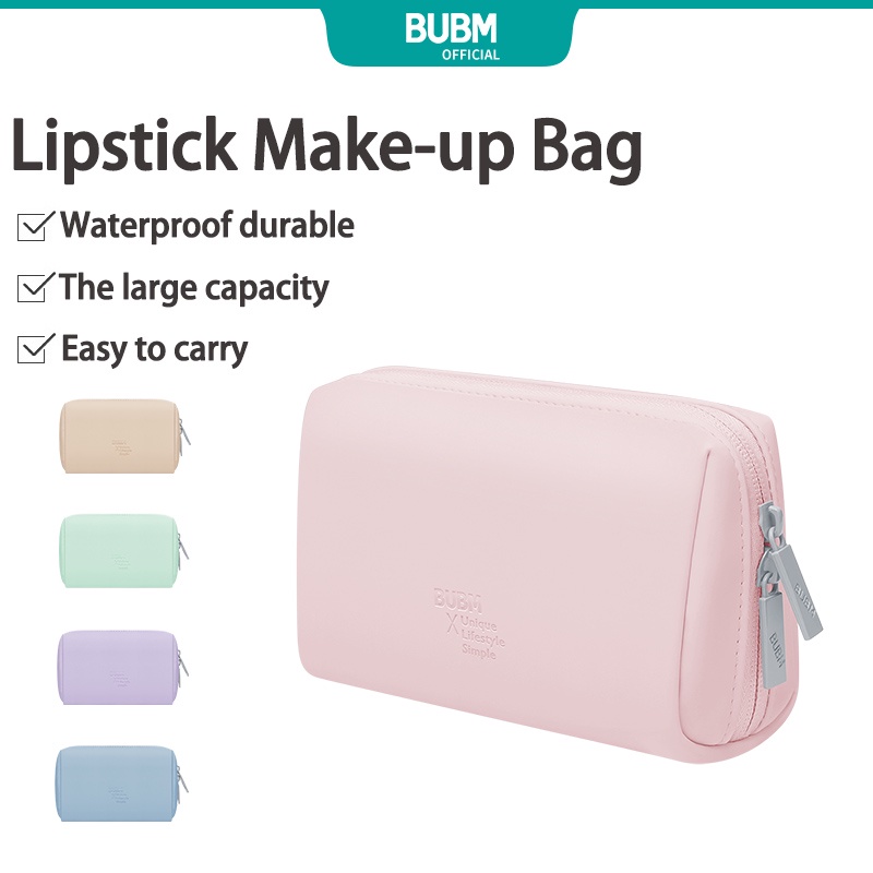 bolsa de maquillaje bolsa de aseo multifunción impermeable bolsa de viaje con cremallera bolsa de almacenamiento para maquillaje Bolsa de cosméticos con diseño de Minnie Bow Tie 
