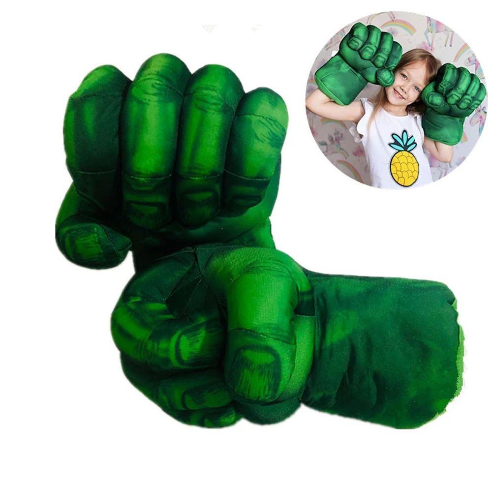 regalo guantes de boxeo para niños disfraz de cosplay Los Vengadores juguetes de peluche guantes creativos puños de juguete para cumpleaños Navidad Hulk Halloween superhéroe 