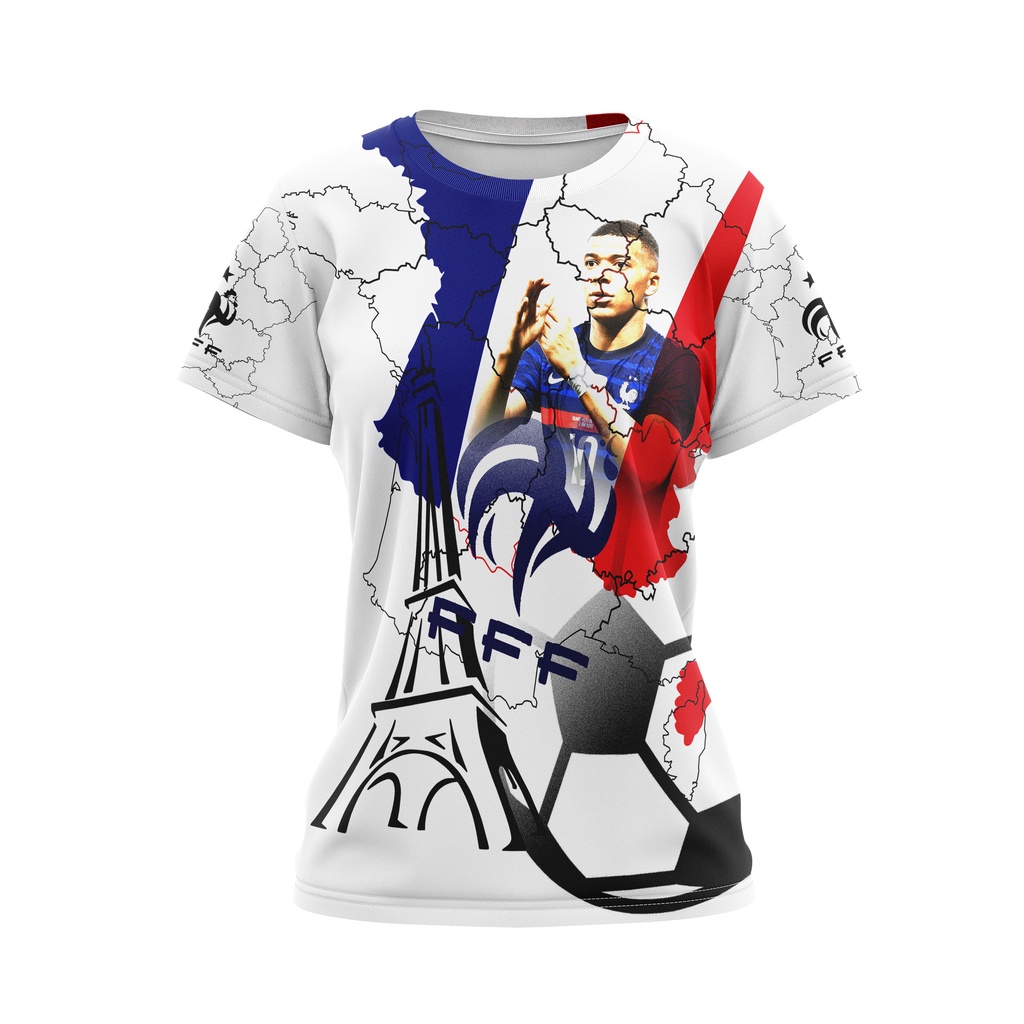 2022 francia Qatar copa del mundo francia Jersey mujeres personalizado impresión completa francés fútbol camisetas