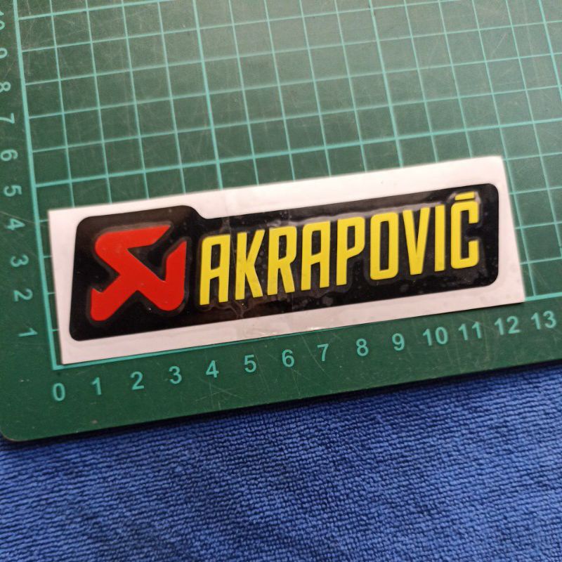 Kit Pegatinas Akrapovic 6-teilig Color a Elegir Deporte Motor Pegatina Escape 