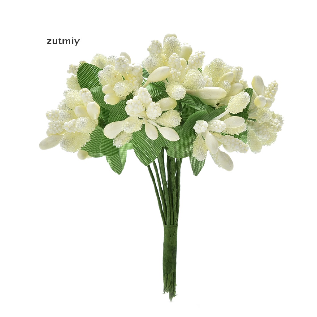 Aquí está su precio más ideal Precio del fabricante Compras satisfechas 12x  artificial Estambre Bud ramo de flores de seda decoración para boda Hágalo  usted mismo Craft Caja h'yy