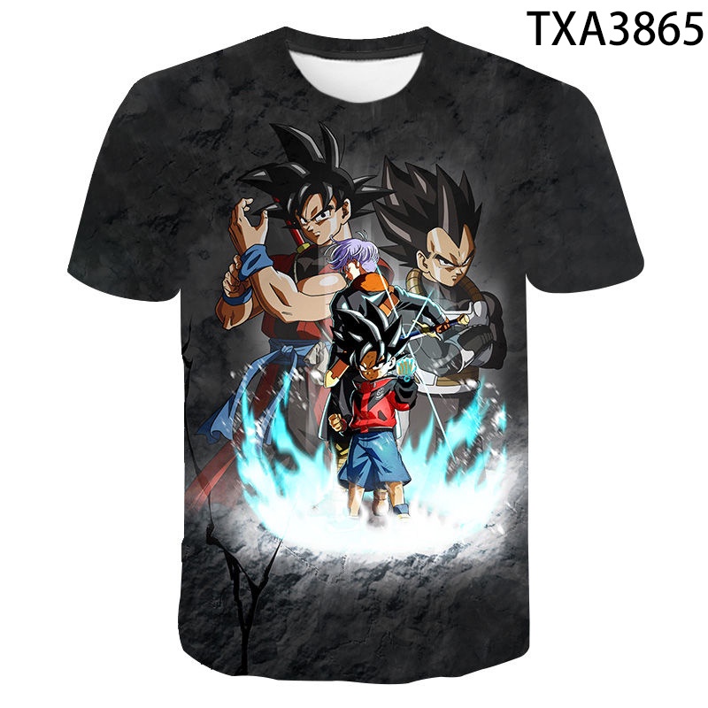 Patrón Goku Chico Streetwear T-shirt Impresión 3D Moda Casual Niño Tops  Niños Manga Corta 2022 Verano Tamaño | Shopee México