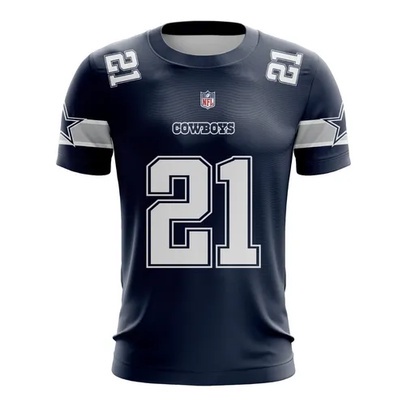 Men's Nike Ezekiel Elliott Navy Dallas Cowboys Alternate Vapor Limited  Jersey