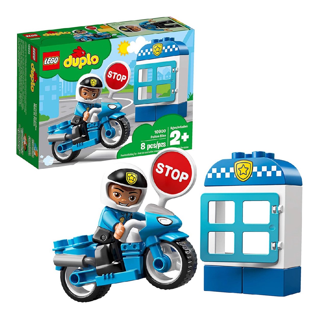Lego Duplo 10900 - Lego Duplo Town Police Bike 10900 bloques de construcción (8 piezas)