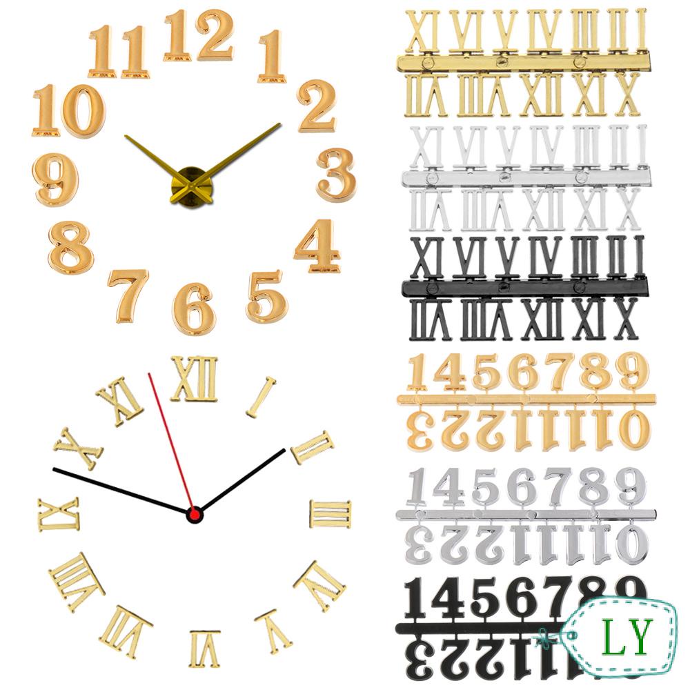 Juego de números romanos para reparación de reloj piezas de repuest 