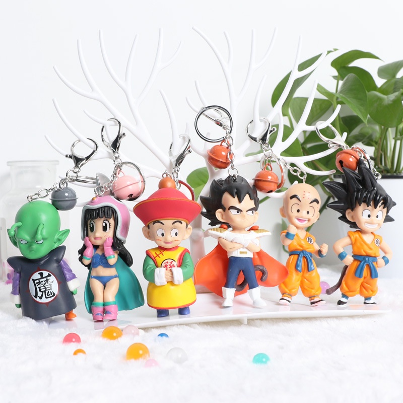 1 Pcs Dragon Ball Llavero Colgante Juguetes Campana Son Goku Gohan 3D Anime  Para Niños Regalo | Shopee México