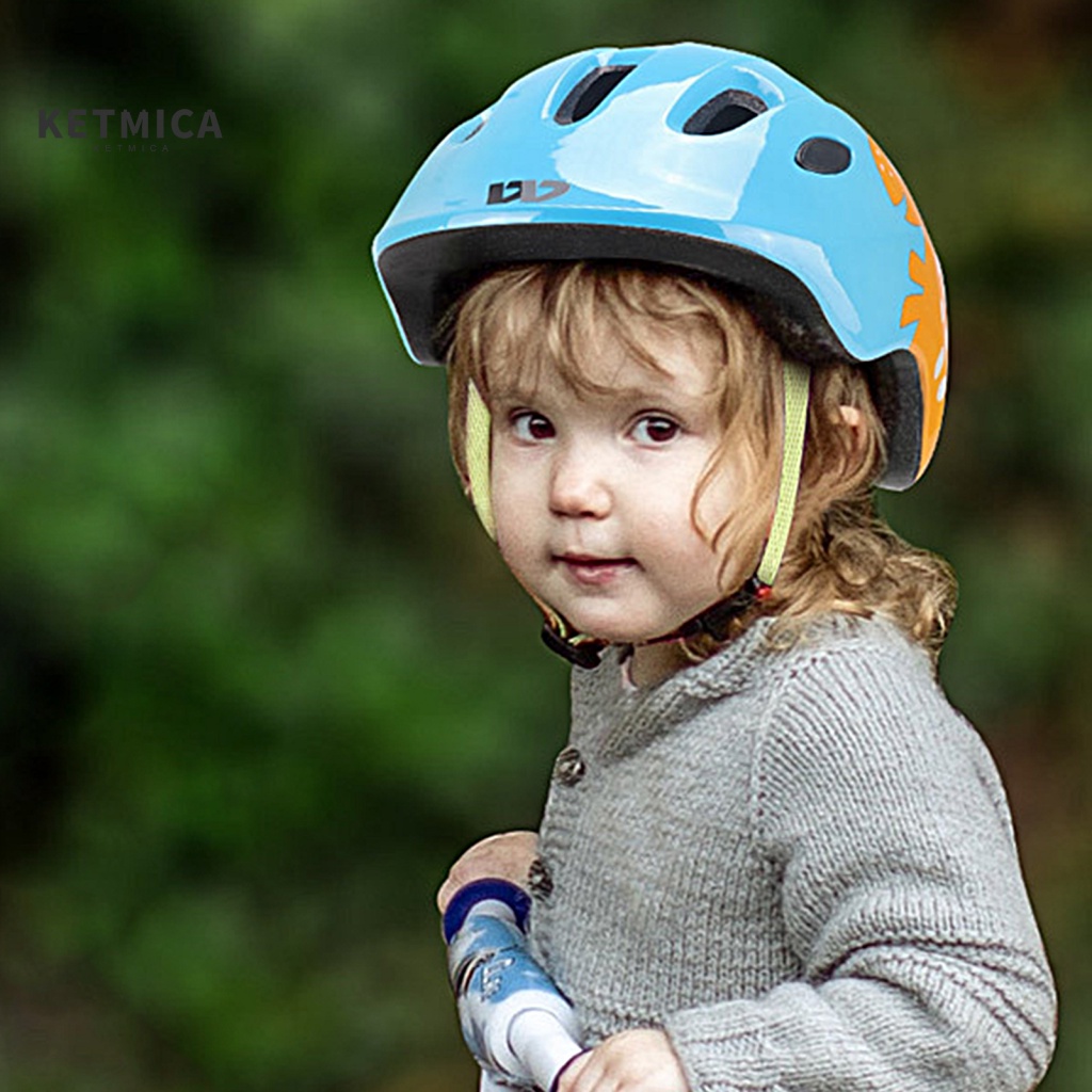 ketmica-Casco De Ciclismo Para Niños , Occidental , Patrón De Dibujos  Animados , Seguridad Para Bicicleta , Forro Interior Extraíble | Shopee  México