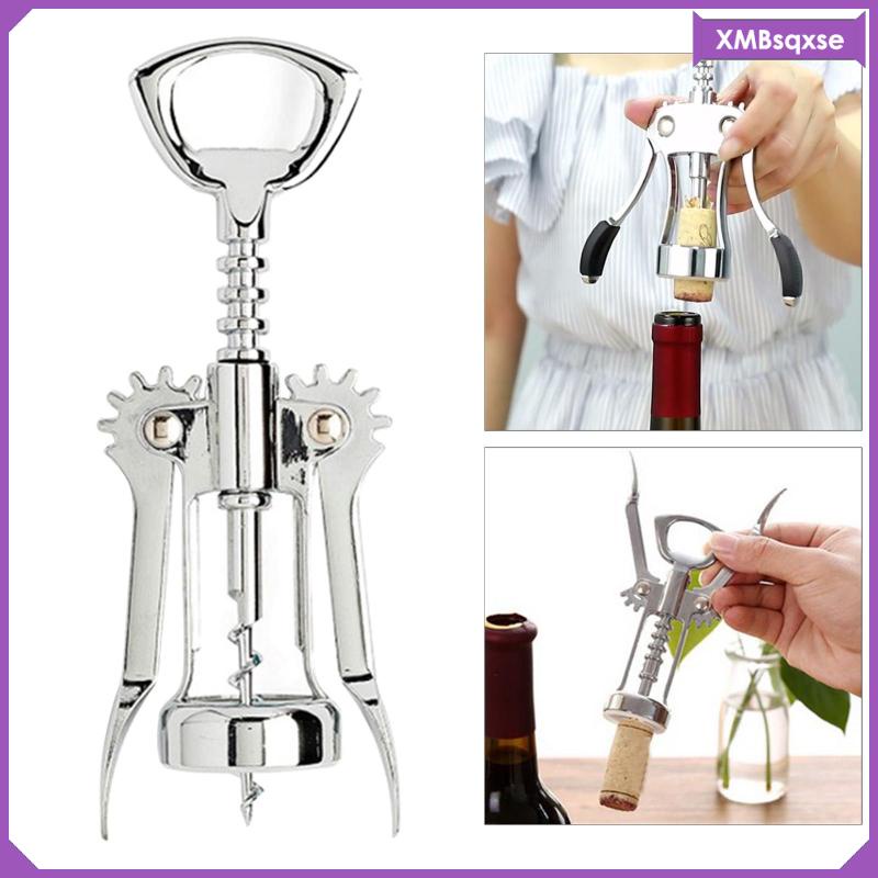 Wine Opener, Zinc Alloy Premium Wing Corkscrew Bottle Opener With
