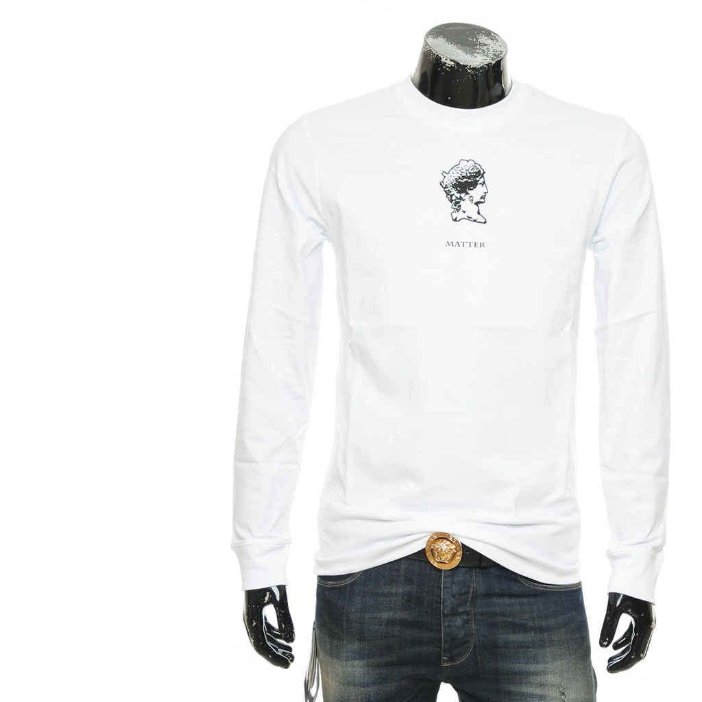 Hombre Ropa de Camisetas y polos de Camisetas de manga larga Jersey con motivo de calaveras y rayas Alexander McQueen de Tejido sintético de color Blanco para hombre 
