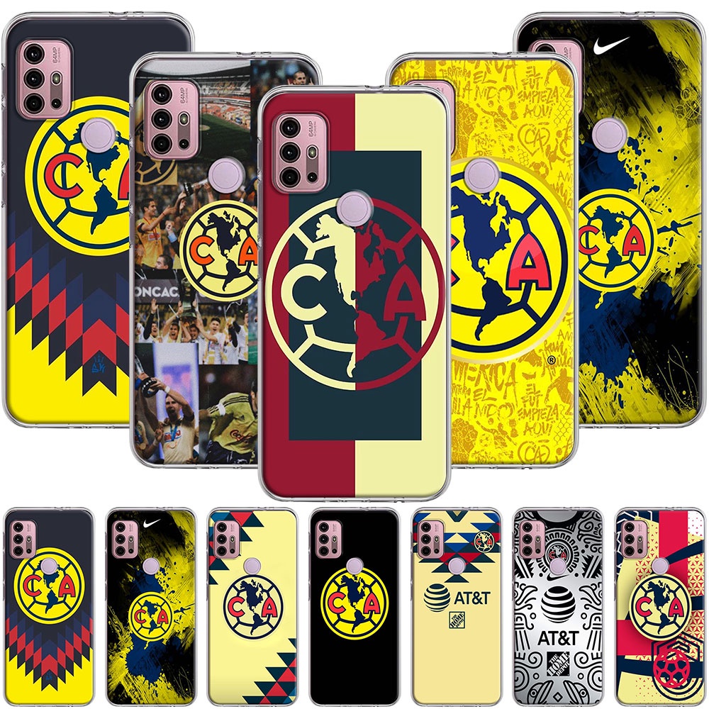 bhmx30 Club America Funda Blanda De Silicona Para Motorola Moto G50 E6 Plus  G7 Power G8 G9 | Shopee México