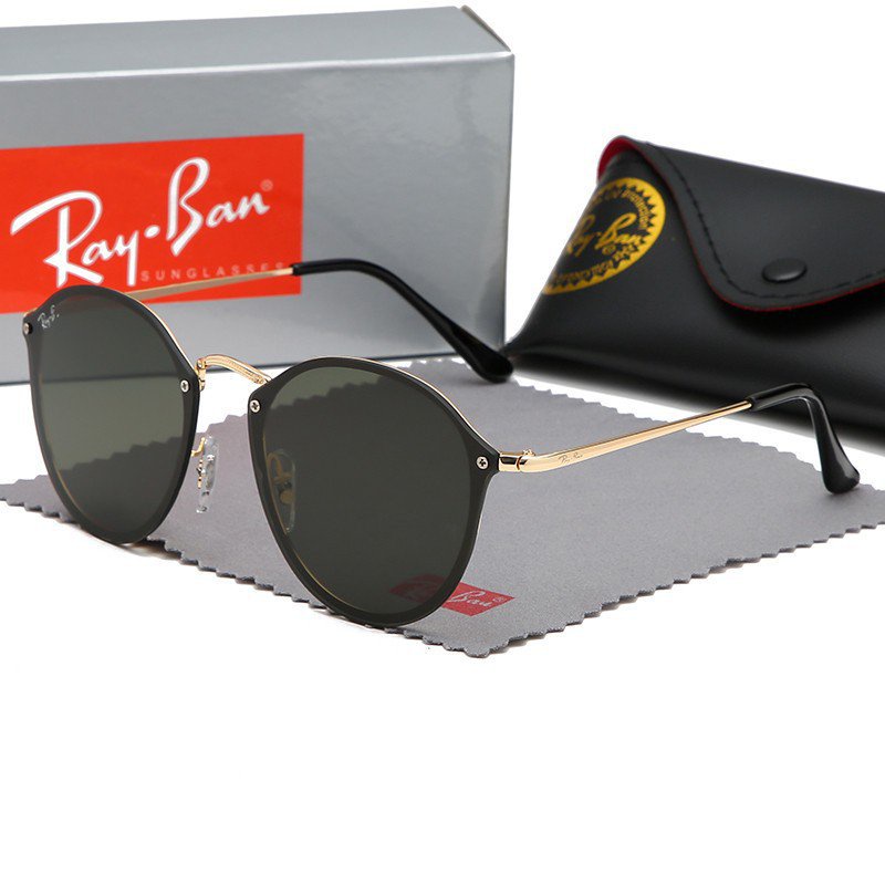 Ray Ban Gafas De Sol Hombres Y Mujeres Modelos Marco Redondo Gradiente Lente Tendencia retro 0RB3574N | Shopee México