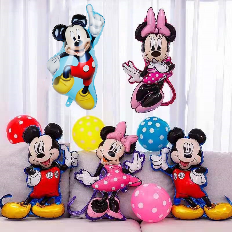 Globos Grandes De Mickey Minnie Mouse De Dibujos Animados De Disney Para  Fiesta De Cumpleaños Juguetes Clásicos Para Niños | Shopee México
