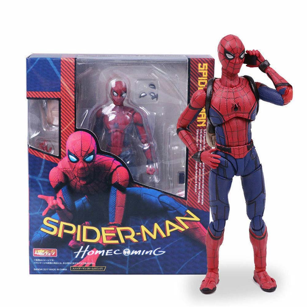 Spiderman Homecoming figura de acción Spider Man coleccionable PVC modelo de  juguete regalo año nuevo | Shopee México