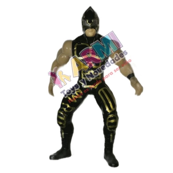 Luchador mexicano Máscara de bronce luchadores aaa cmll muñeco.
