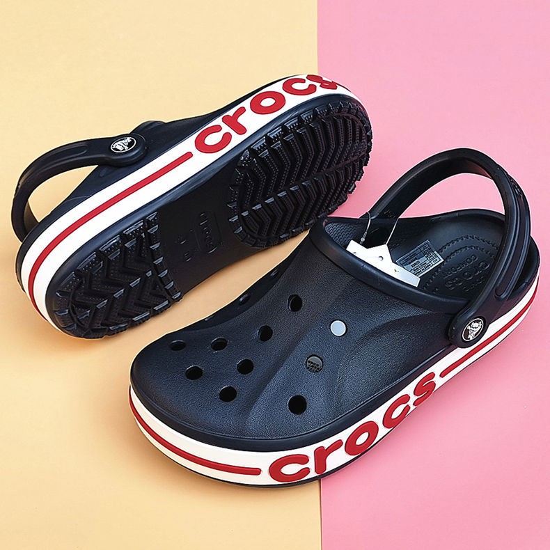 Sandalias de Crocs antideslizantes para hombre y mujer, zapatos de verano,  zuecos de cocodrilo, zapatos de jardín de EVA, zapatillas planas de playa,  novedad de 2021 / Calzado para hombre