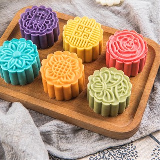 Molde de barril 50g Mooncake con 3D Sello De Conejo Prensa De Mano Moon Pastel Molde de pastelería 