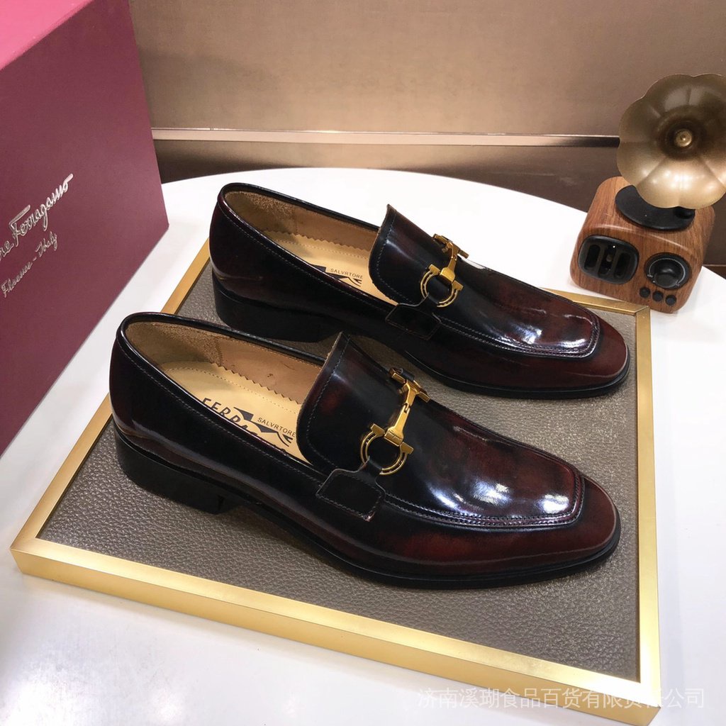 Zapatos De Cuero Para Hombre Importados Promoción/Ferragamo | Shopee