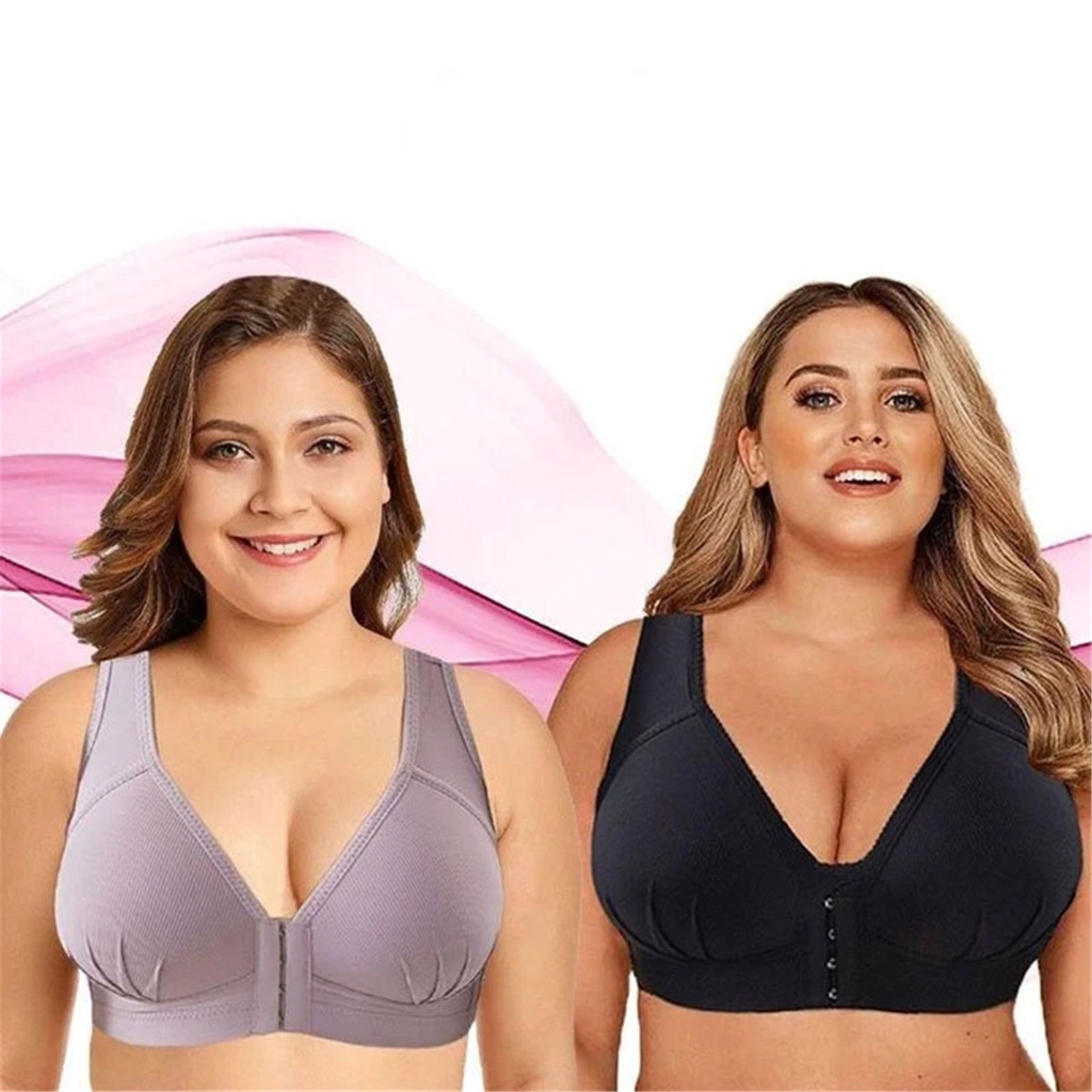 front closure elastic push up comfort bra