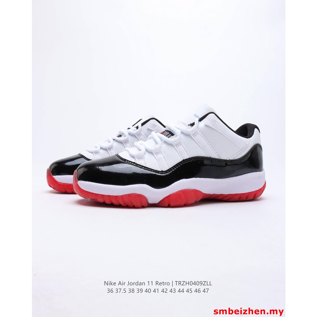 jordan 11 retro blanco con rojo