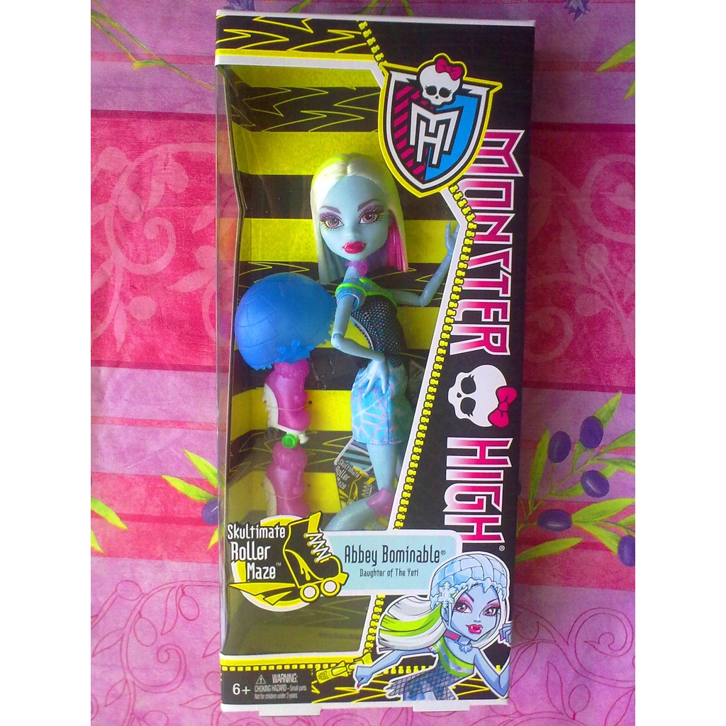 Muneca monster high abbey bominable de patinaje