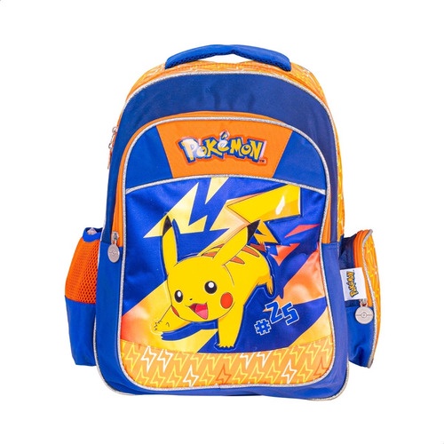 Mochila Escolar Pokemon Pikachu