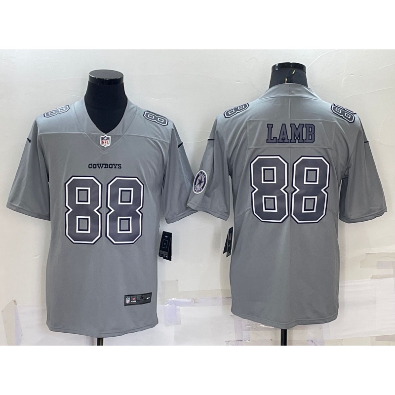 Women's Nike CeeDee Lamb Gray Dallas Cowboys Inverted Legend Jersey