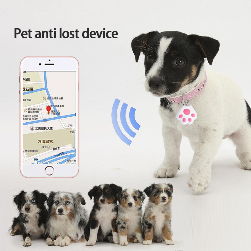 Loveless Land Pet rastreador antipérdida Inteligente con Bluetooth localizador de Alarma rastreador 