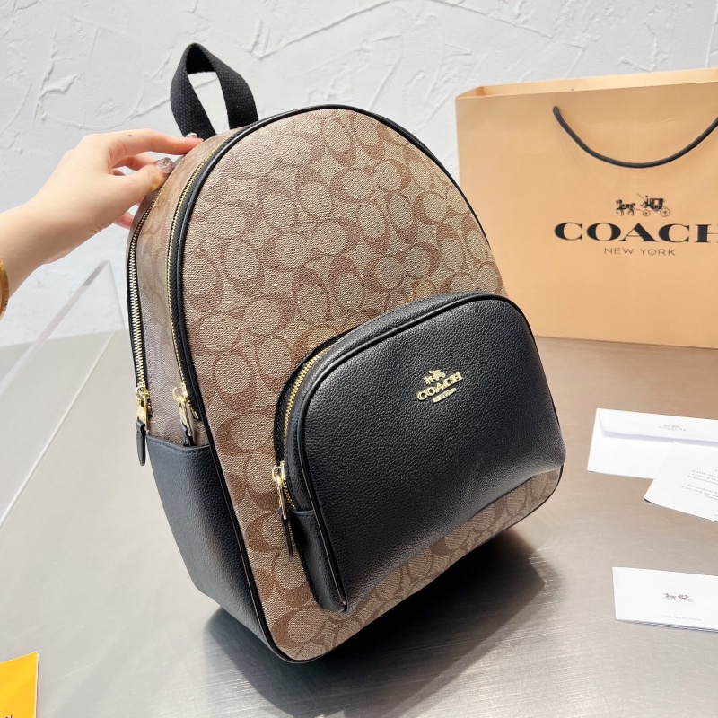 Mochila Coach Nueva Mujer Moda Casual Va Con Todo Bolsa Viaje Escolar | Shopee México