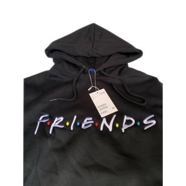 Sudadera capucha H&M Friends Black Font blanco Original plástico bolsa de papel H&M | Shopee México