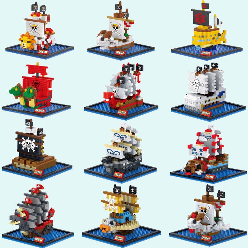 Compatible Con Lego One Piece Pirate Ship Nine Snakes Melisuni Micropartícula Ensamblada Bloques De Construcción