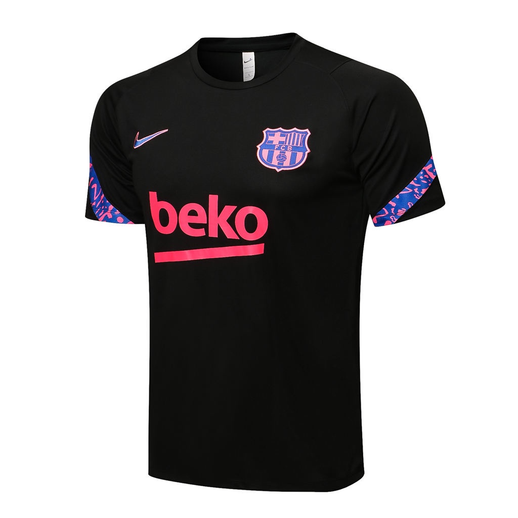 Barcelona Negro Jersey De Entrenamiento 21-22 Hombres Fútbol Camiseta Chándal