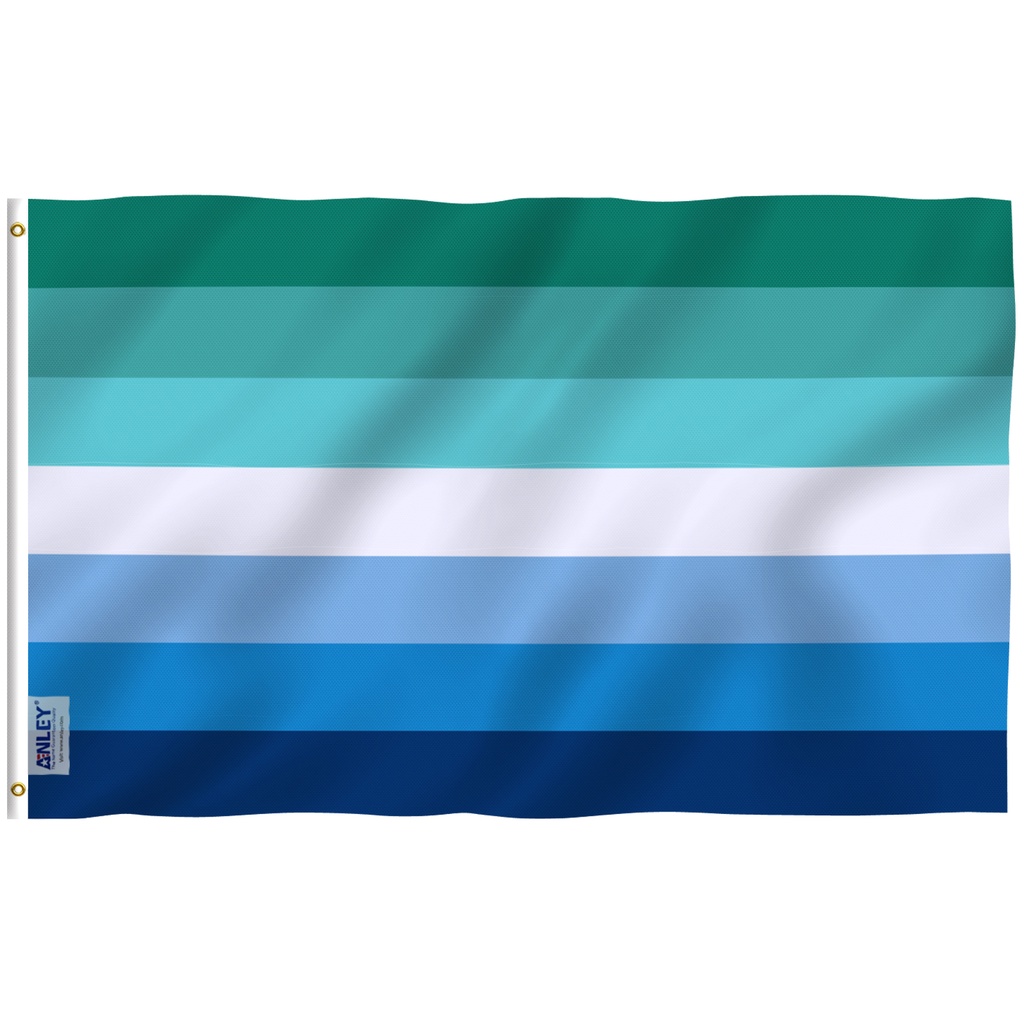 Anley Mlm Vincian Pride Flag Banderas Lgbt Gay Para Hombres Amantes 1957