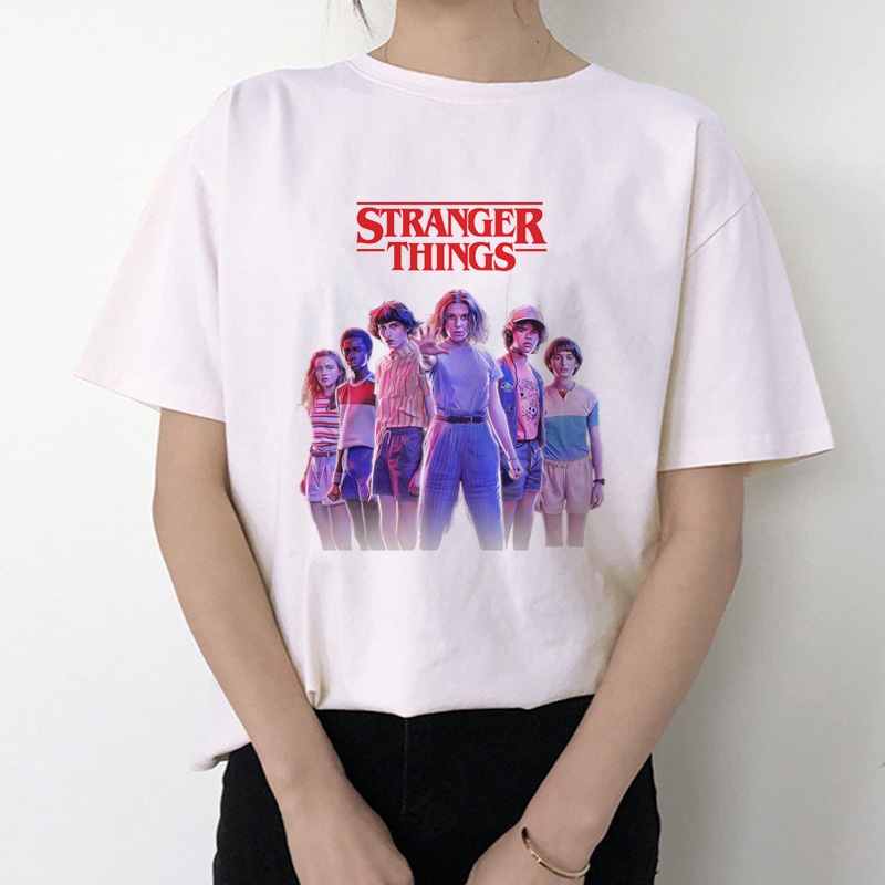 stranger things 3 Camiseta Mujer Nueva Once Gótico Ropa Femenina hip hop  femme 2019 streetwear Dibujos Animados Divertido kawaii | Shopee México