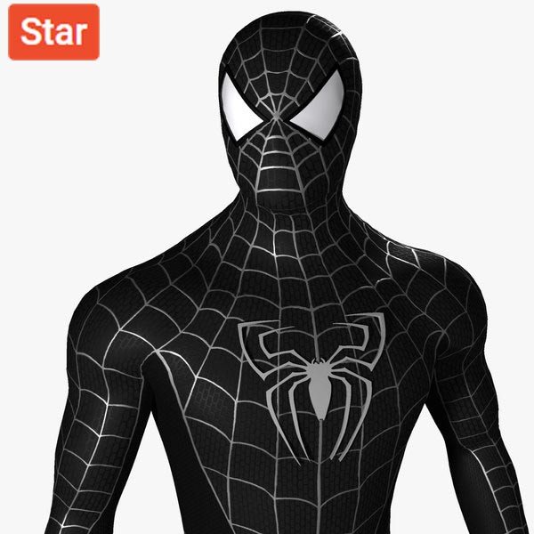 Camiseta de superhéroe 3d - camiseta Spiderman negro - camiseta Marvel -  Material de Spandex | Shopee México