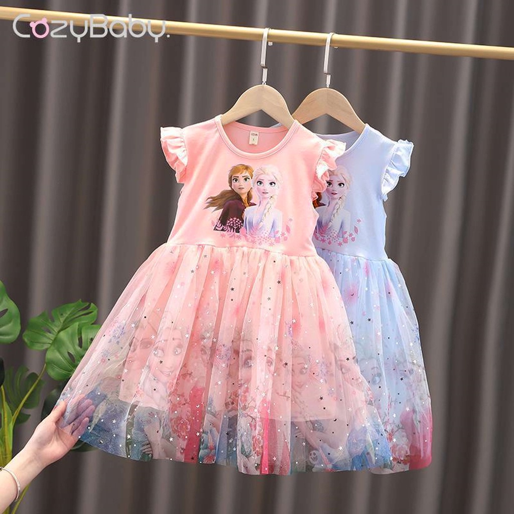 Vestido de niña de verano bebé ropa de niños princesa Frozen Anna Elsa  vestido de reina de nieve Cosplay disfraz de fiesta de cumpleaños ropa de  niños | Shopee México