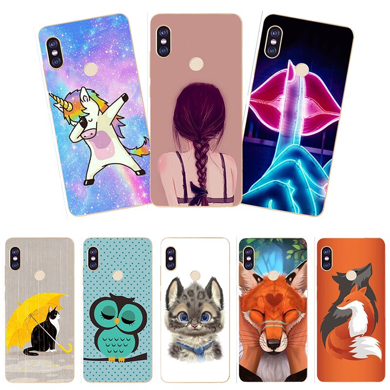 Funda De Silicona Para Redmi note 5 5,99'De Impresión De Gato Lindo fundas Teléfono Para Xiomi note5 pro Coque | Shopee México