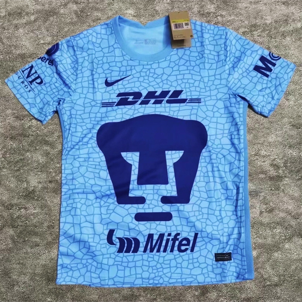 Jersey Pumas UNAM Portero Aazul Camisa De Futebol Personalizada Nome