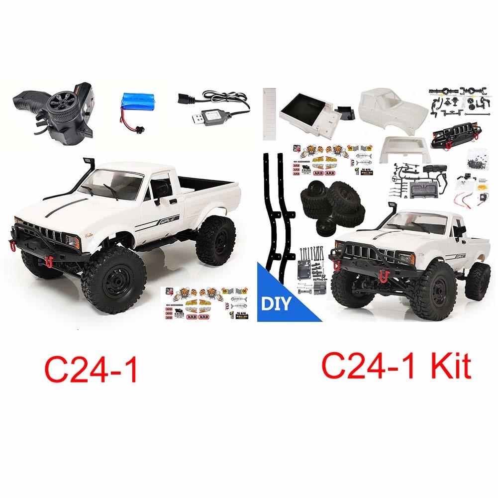 C24 C24-1 RC Car 2.4G RC Crawler Off-Road Car Buggy Máquina móvil 1:16 