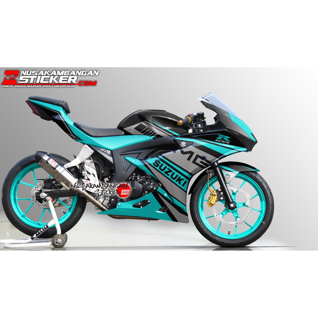 Gsx R 150 - pegatina de Tosca verde para librea