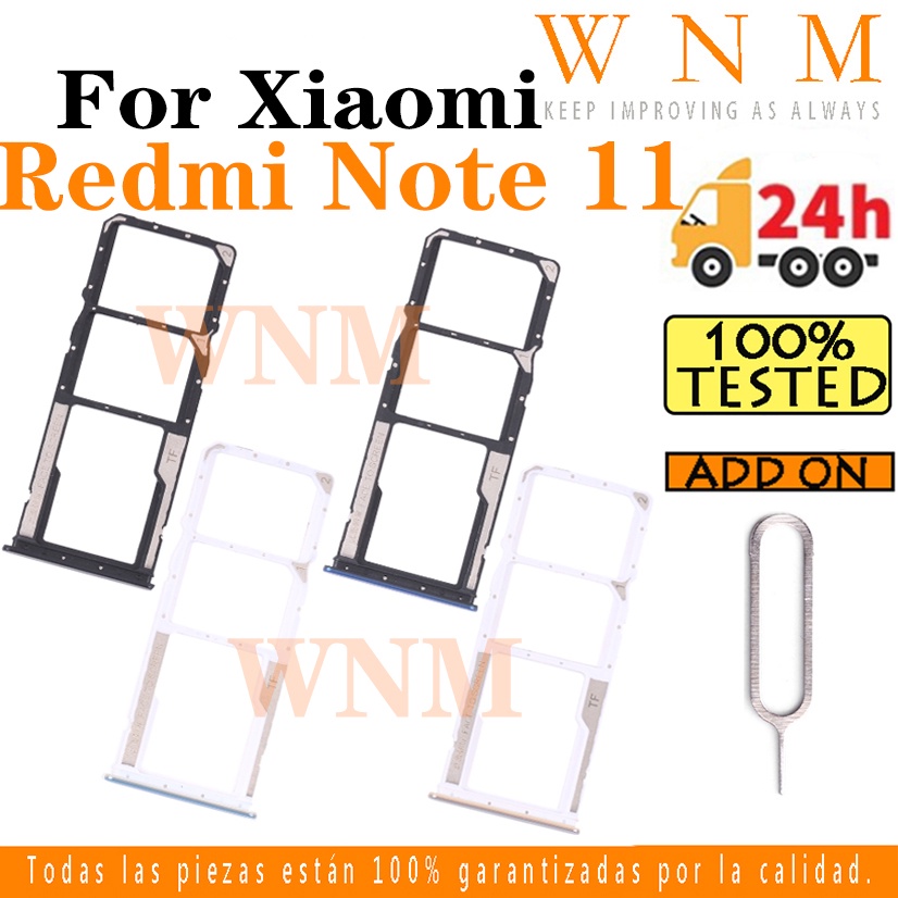 Nuevo Para Xiaomi Redmi Note 11/11S Tarjeta Sim Bandeja Ranura Titular De La Lector SD Adaptador De Pieza De Repuesto