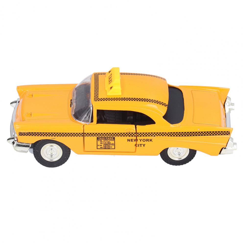 Nueva York taxi amarillo Cab 1/32 Diecast Car-Música Y Luces Puerta de Apertura 