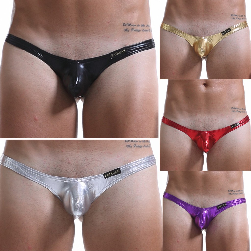 BKS] Ropa Interior Sexy Para Hombre/Desnuda/Cuerda De Charol/Tanga | Shopee  México