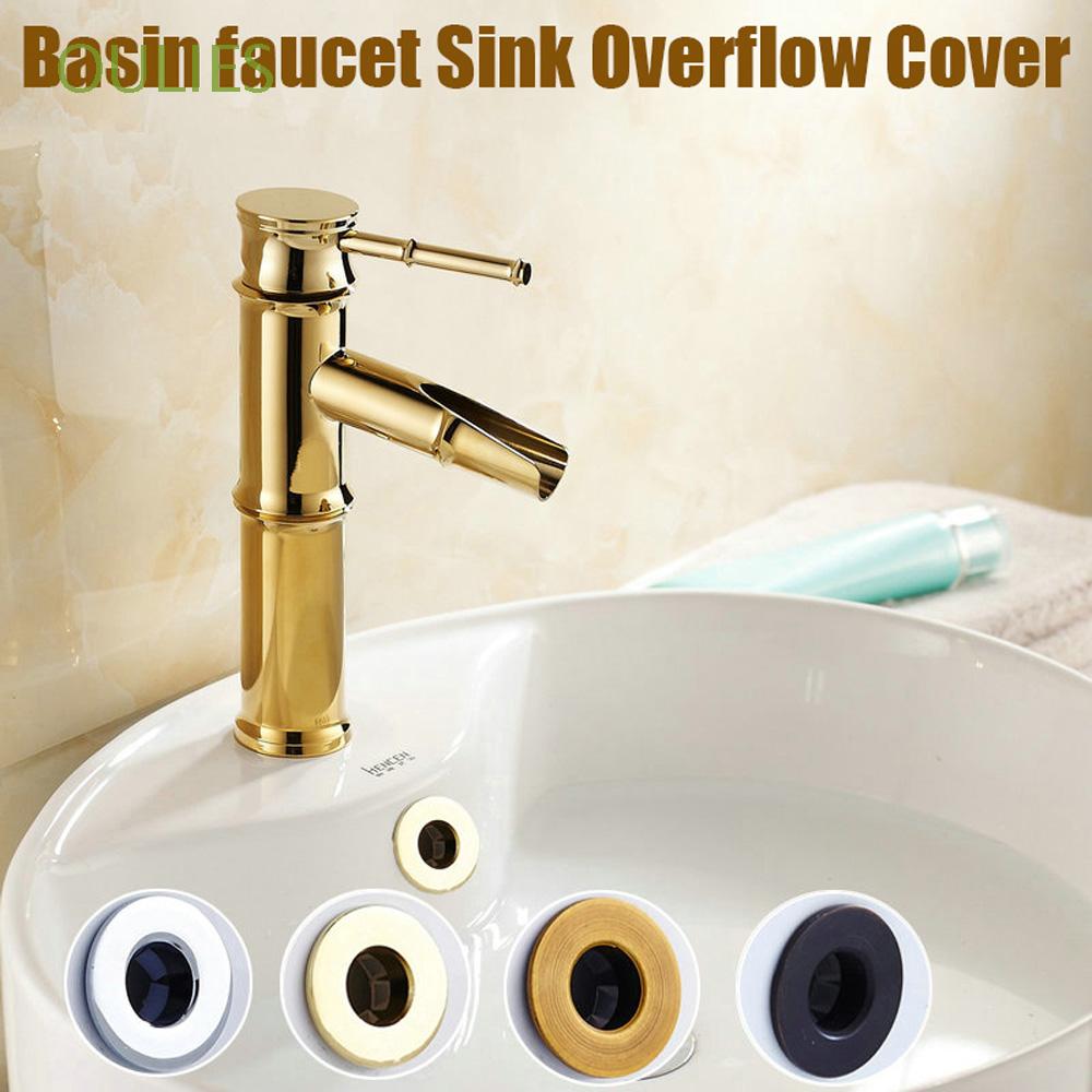 Oulies Durable Insert Chrome Ring Round Bathroom Overflow Cover Basin Faucet Sink Brass Plastic Copper Hole Cap Multicolor Shopee Mxico