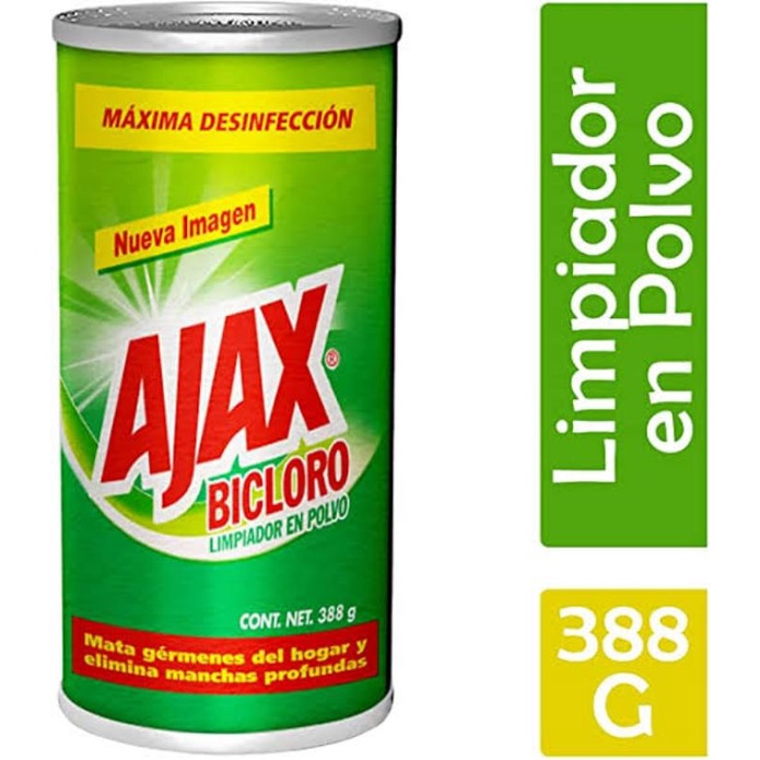 Ajax Limpiador En Polvo Bicloro 388gr Shopee México 