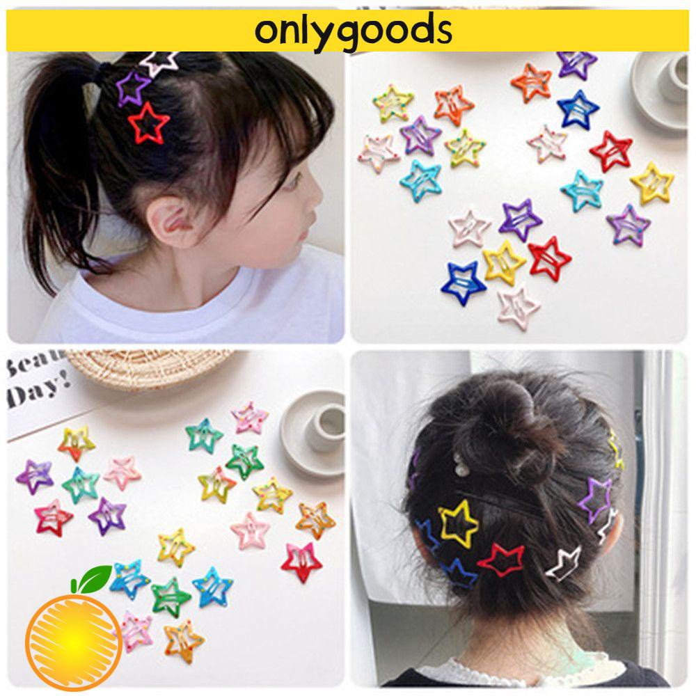 Solo Ninas Mini Estrella Horquillas Bebe Ninos Clip Snap Barrettes Moda Headwear Herramientas De Estilo Tocado Pasadores Shopee Mexico