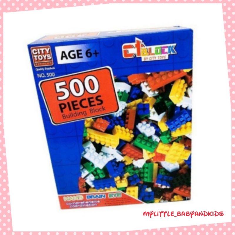 Lego bloques de construcción contenido 500 piezas/bloques lego/ladrillos lego